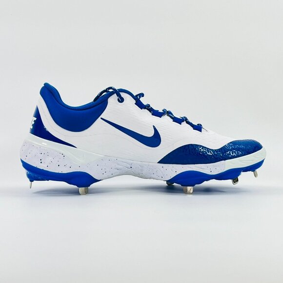 Nike Alpha Huarache Elite 4 Low \'White Royal Blue\' FD2745-108 Baseball size 13 main image 6
